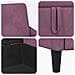 Set di Divani con Storage 2 pz Viola Poliestere - Foto miniatura 2