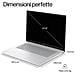 E4FB5EA laptop Copilot+ PC Intel Core Ultra 7 Computer portatile 43,9 cm (17.3") Full HD 16 GB DDR5-SDRAM 512 GB SSD Wi-Fi 6 (802.11ax) Windows 11 Home Grigio, Argento - Foto miniatura 5