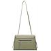 BORSA A SPALLA CON PATTA E CANVAS VERDE - Foto miniatura 4