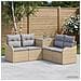 Set di divani 5 pz Beige e Grigio Chiaro - Foto miniatura 10