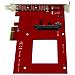 " Scheda Adattatore PCI Express ad U. 2 NVMe SSD - SFF-8639 da 2,5"" PCIe 3.0 x4" - Foto miniatura 3