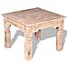 Tavolino Da Caffè In Legno Massello Di Acacia 60x60x45 Cm - Foto miniatura 1