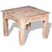 Tavolino Da Caffè In Legno Massello Di Acacia 60x60x45 Cm - Foto miniatura 2