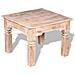 Tavolino Da Caffè In Legno Massello Di Acacia 60x60x45 Cm - Foto miniatura 3