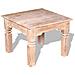 Tavolino Da Caffè In Legno Massello Di Acacia 60x60x45 Cm - Foto miniatura 4