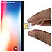 Slot Scheda Nano Sim Iphone Xs Max Adattatore Di Ricambio - Argento - Foto miniatura 4