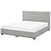 Letto La Rochelle Con Box Grigio Chiaro 180x200cm - Foto miniatura 1
