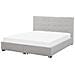 Letto La Rochelle Con Box Grigio Chiaro 180x200cm - Foto miniatura 5