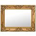 Specchio Da Parete Stile Barocco 60x40 Cm Oro - Foto miniatura 1