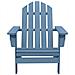 Sedia Giardino Adirondack in Legno Massello di Abete Blu - Foto miniatura 2