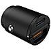 Usb /usb-c Mini Car Charger 30w Black - Foto miniatura 1