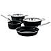 Set Di Pentole Pots&pans Con Pentola, 3 Casseruole, 3 Coperchi - Nero - Foto miniatura 1