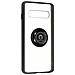 Cover Samsung Galaxy S10 Bimateria Anello Metallico Supporto Nera - Foto miniatura 5