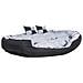 Cuscino Per Cani Reversibile Lavabile Grigio Nero 150x120x25 Cm - Foto miniatura 1