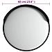 Specchio per Traffico Convesso Nero Ø60 cm in Policarbonato - Foto miniatura 2
