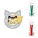 Kit Biscotti Di Soccorso Per Gatti + 2 Penne Al Cioccolato Verde E Rosso - Foto miniatura 1