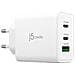 J5create Jup3365e-en Caricatore Gan Usb-c A 3 Porte Da 65w - Ue - Foto miniatura 1