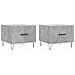 Tavolini Salotto 2pz Grigio Cemento 50x50x40 Legno Multistrato - Foto miniatura 2