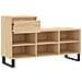 Scarpiera Rovere Sonoma 102x36x60 Cm In Legno Multistrato - Foto miniatura 3