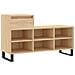 Scarpiera Rovere Sonoma 102x36x60 Cm In Legno Multistrato - Foto miniatura 1
