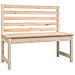 Panca da Giardino 109 cm in Legno Massello di Pino - Foto miniatura 2