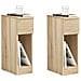 Set 2 Comodini 20x60x35 Cm Naturali Fbt111-nx2 - Foto miniatura 1