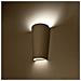 Lampada Da Parete In Ceramica Lana Sl. 0838 - Moderno Lampade Da Parete Bianco 29x16.5x10 Cm - Foto miniatura 3