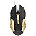 Art Mouse A Filo Optical Am-98 Gaming 2400 Dpi Usb Black Gold - Foto miniatura 3