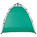 Tenda da Spiaggia 2 Persone Verde Rilascio Rapido Impermeabile - Foto miniatura 6