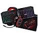 Pack Pro Gamer Hunters Tastiera, Mouse, Tappetino, Cuffie E Adattatore, Nero - Foto miniatura 1