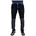 Jeans Slim In Denim Di Cotone Stracciato Bicolore Blu - It48 - M - Foto miniatura 1