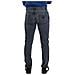 Jeans Slim In Denim Di Cotone Stracciato Bicolore Blu - It48 - M - Foto miniatura 3
