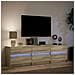 Mobile Porta TV con LED Rovere Sonoma 180x34x50cm in Truciolato - Foto miniatura 3