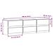 Mobile Porta TV con LED Rovere Sonoma 180x34x50cm in Truciolato - Foto miniatura 10