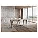 Consolle allungabile 90x40/196 cm Riza Small cashmere telaio antracite - Foto miniatura 3