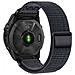 Cinturino Velcro Garmin Fenix 5/6/7x Pro In Nylon - 22mm 26mm - Foto miniatura 2