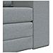 Divano Letto 2-in-1 Grigio Chiaro 98x71x83 cm Tessuto - Foto miniatura 9
