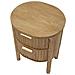 Comodino Mf754 - Marrone - Legno - 38x34,5x52 Cm - Foto miniatura 4