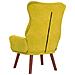 Poltrona Rilassante in Velluto Giallo - Foto miniatura 6