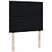 Struttura Letto Pouf con Materasso Nero 120x200 cm in Tessuto - Foto miniatura 9