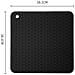 Sottopentola Isolante A Motivo Di Nuvole Di Buon Auspicio Quadrato In Silicone Per Cucina Black - Foto miniatura 2