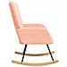 Sedia rilassante Rosa 61 x 78 x 98 cm Tessuto - Foto miniatura 5