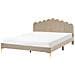 Letto Velluto Sauvian 180 X 200 Cm Tortora - Foto miniatura 2