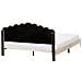 Letto Velluto Sauvian 180 X 200 Cm Tortora - Foto miniatura 5