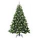 Albero di Natale artificiale con 300 LED Verde 210 cm PE e PVC - Foto miniatura 3