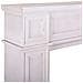Cornice Per Camino In Legno Intagliato Bianco 100x20x110h - Foto miniatura 5