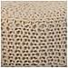 Sgabello In Cotone Intrecciato E Legno Marrone 32x32x44h - Foto miniatura 6