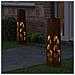 Faro LED solare per sentieri 2 pcs Ruggine - Foto miniatura 3