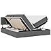 Letto con Contenitore Grigio scuro 200 x 200 cm Pelle Sintetica - Foto miniatura 1