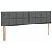 Letto con Contenitore Grigio scuro 200 x 200 cm Pelle Sintetica - Foto miniatura 9
